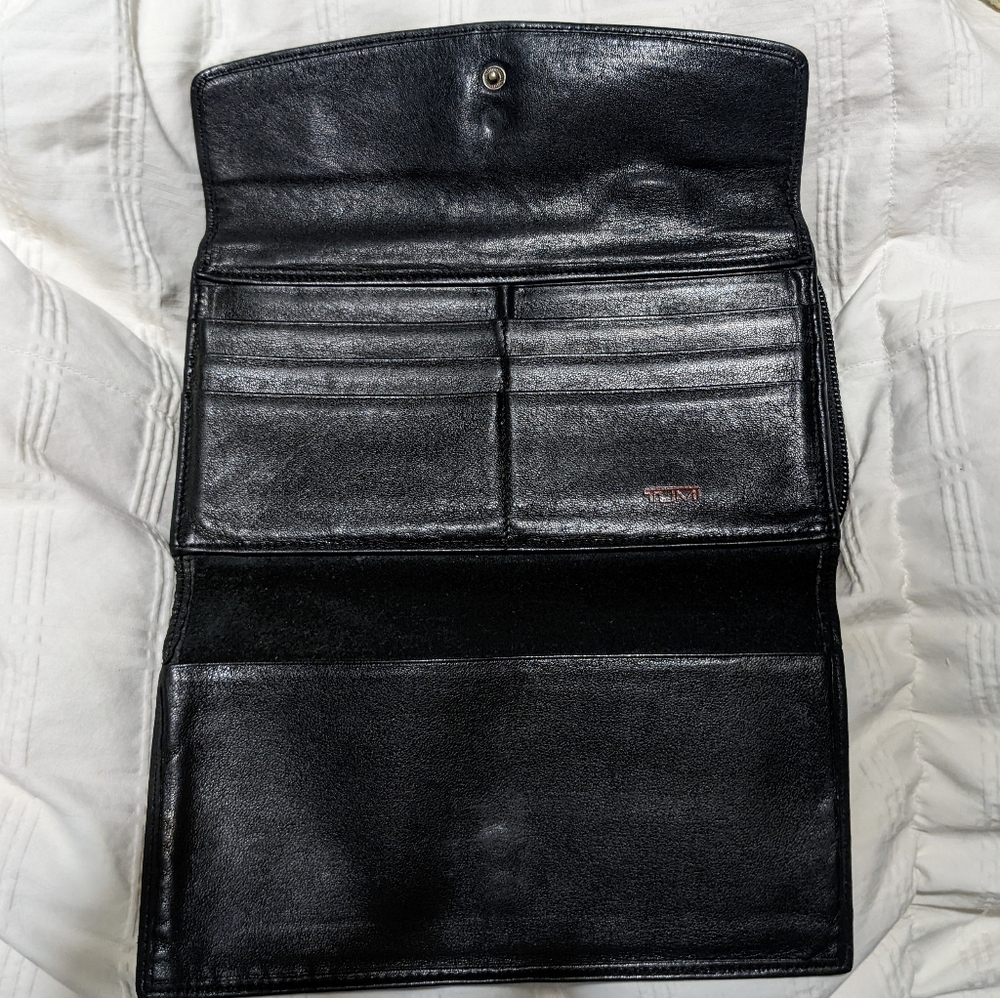 Tumi Black Leather Wallet